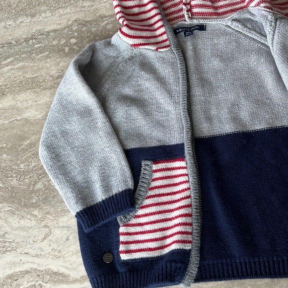 18M Souris Mini zip front sweater - Picture 5 of 6